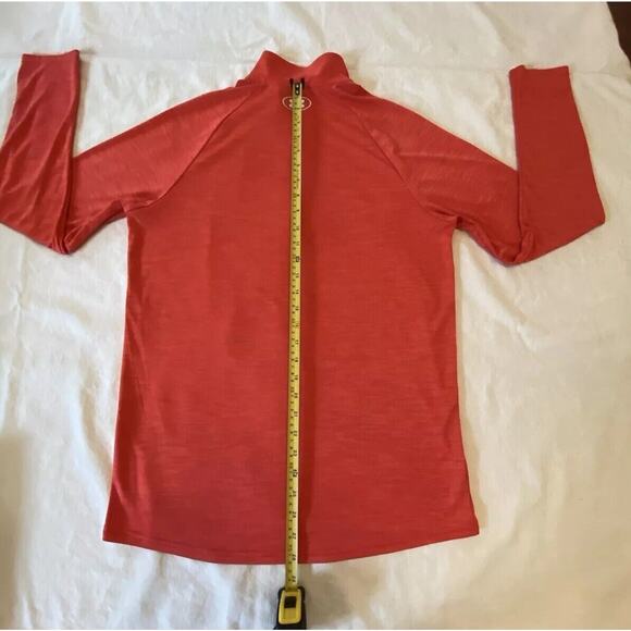 Under Armour Mens Loose Fit Red Long Sleeve Tech 1/2 Zip Pullover Shirt Medium - Picture 11 of 16